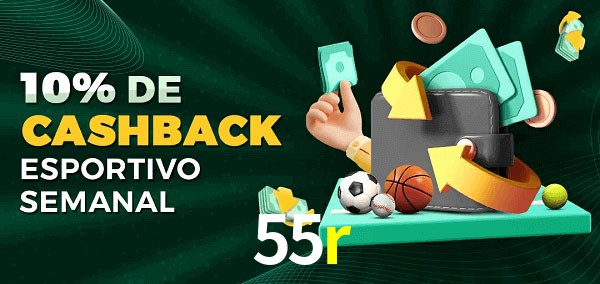 10% de bônus de cashback na 55r